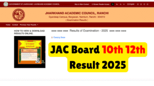 JAC Board 10th 12th Result 2025